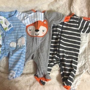 6 Footed PJs Lot